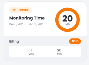 patient dashboard screenshot